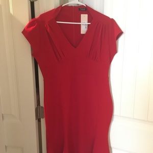 Mermaid salsa type red dress. TopVintage 18